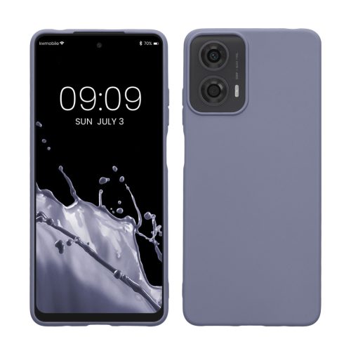 Etui Kwmobile do Motorola Moto G24/Moto E14/Moto G04, Szare, Silikonowe, KWM000022RQ003C