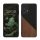 Etui Kwmobile do Motoroli Moto G24/Moto E14/Moto G04, Brązowy/Czarny, Drewno/Silikon, KWM000022RR001C