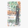 Etui Kwmobile ze smyczą do Motorola Moto G24/Moto E14/Moto G04, przezroczyste/czarne, silikonowe, KWM000022RS001C