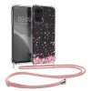 Etui Kwmobile ze smyczą do Motorola Moto G24/Moto E14/Moto G04, wielokolorowe, silikonowe, KWM000022RT001C
