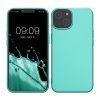 Etui Kwmobile do Apple iPhone 14, zielone, silikonowe, KWM000022RV002C