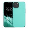 Etui Kwmobile do Apple iPhone 14, zielone, silikonowe, KWM000022RV002C