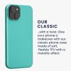 Etui Kwmobile do Apple iPhone 14, zielone, silikonowe, KWM000022RV002C