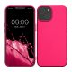 Etui Kwmobile do Apple iPhone 14, różowe, silikonowe, KWM000022RV003C