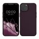 Etui Kwmobile do Apple iPhone 14, Ciemny Fiolet, Silikon, KWM000022RV005C