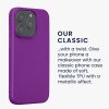 Etui Kwmobile do Apple iPhone 14 Pro, fioletowe, silikonowe, KWM000022RW004C