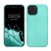 Etui Kwmobile do Apple iPhone 15, zielone, silikonowe, KWM000022RX002C