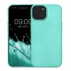 Etui Kwmobile do Apple iPhone 15, zielone, silikonowe, KWM000022RX002C