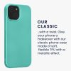 Etui Kwmobile do Apple iPhone 15, zielone, silikonowe, KWM000022RX002C