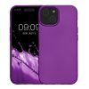 Etui Kwmobile do Apple iPhone 15, fioletowe, silikonowe, KWM000022RX004C