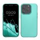 Etui Kwmobile do Apple iPhone 15 Pro, zielone, silikonowe, KWM000022RY002C