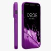 Etui Kwmobile do Apple iPhone 15 Pro, fioletowe, silikonowe, KWM000022RY004C