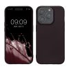 Etui Kwmobile do Apple iPhone 15 Pro, ciemnofioletowe, silikonowe, KWM000022RY005C