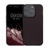 Etui Kwmobile do Apple iPhone 15 Pro, ciemnofioletowe, silikonowe, KWM000022RY005C