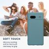 Etui Kwmobile do Google Pixel 7a, zielone, silikonowe, KWM000019YF026C