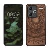 Etui Kwmobile do Xiaomi Redmi Note 13 Pro Plus 5G, brązowe, drewno/silikon, KWM000020KL003C