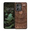 Etui Kwmobile do Xiaomi Redmi Note 13 Pro Plus 5G, brązowe, drewno/silikon, KWM000020KL003C