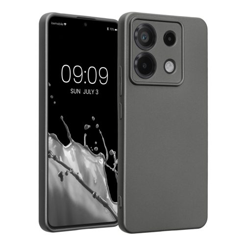 Etui Kwmobile do Xiaomi Redmi Note 13 Pro 5G, szare, silikonowe, KWM000020LE005C
