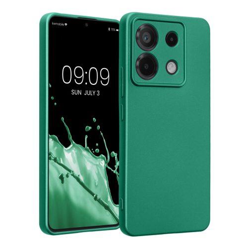 Etui Kwmobile do Xiaomi Redmi Note 13 Pro 5G, zielone, silikonowe, KWM000020LE007C