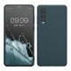 Etui Kwmobile do Huawei P30, ciemnozielone, silikonowe, KWM000009MF023C
