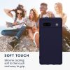 Etui Kwmobile do Google Pixel 7a, ciemnoniebieskie, silikonowe, KWM000019YF028C