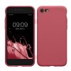 Etui Kwmobile do Apple iPhone SE (2022)/iPhone SE (2020)/iPhone 8, ciemnoróżowe, silikonowe, KWM0000083F050C