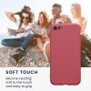 Etui Kwmobile do Apple iPhone SE (2022)/iPhone SE (2020)/iPhone 8, ciemnoróżowe, silikonowe, KWM0000083F050C