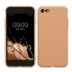 Etui Kwmobile do Apple iPhone SE (2022)/iPhone SE (2020)/iPhone 8, kremowe, silikonowe, KWM0000083F052C