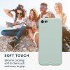 Etui Kwmobile do Apple iPhone SE (2022)/iPhone SE (2020)/iPhone 8, jasnozielone, silikonowe, KWM0000083F053C