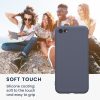 Etui Kwmobile do Apple iPhone SE (2022)/iPhone SE (2020)/iPhone 8, szare, silikonowe, KWM0000083F056C