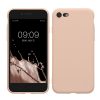 Etui Kwmobile do Apple iPhone SE (2022)/iPhone SE (2020)/iPhone 8, kremowe, silikonowe, KWM0000083F057C