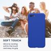 Etui Kwmobile do Apple iPhone SE (2022)/iPhone SE (2020)/iPhone 8, niebieskie, silikonowe, KWM0000083F059C