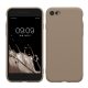 Etui Kwmobile do Apple iPhone SE (2022)/iPhone SE (2020)/iPhone 8, beżowe, silikonowe, KWM0000083F060C