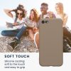 Etui Kwmobile do Apple iPhone SE (2022)/iPhone SE (2020)/iPhone 8, beżowe, silikonowe, KWM0000083F060C