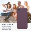 Etui Kwmobile do Apple iPhone SE (2022)/iPhone SE (2020)/iPhone 8, fioletowe, silikonowe, KWM0000083F061C