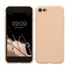 Etui Kwmobile do Apple iPhone SE (2022)/iPhone SE (2020)/iPhone 8, kremowe, silikonowe, KWM0000083F062C