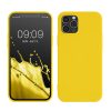 Etui Kwmobile do Apple iPhone 12/iPhone 12 Pro, żółte, silikonowe, KWM0000129A055C