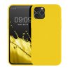 Etui Kwmobile do Apple iPhone 12/iPhone 12 Pro, żółte, silikonowe, KWM0000129A055C
