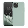 Etui Kwmobile do Apple iPhone 12/iPhone 12 Pro, zielone, silikonowe, KWM0000129A059C