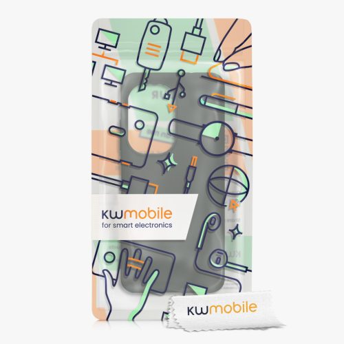 Etui Kwmobile do Asus Zenfone 10/Zenfone 9, ciemnozielone, silikonowe, KWM0000171G008C