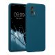 Etui Kwmobile do Motorola Edge 30 Neo, zielone, silikonowe, KWM000018PE010C