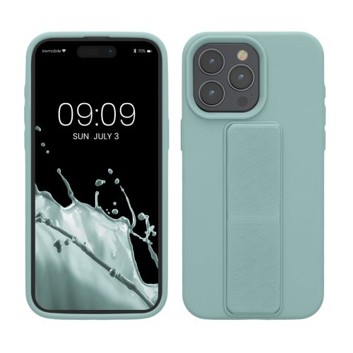 Etui Kwmobile do Apple iPhone 15 Pro Max, jasnozielone, silikonowe, KWM000020EL003C