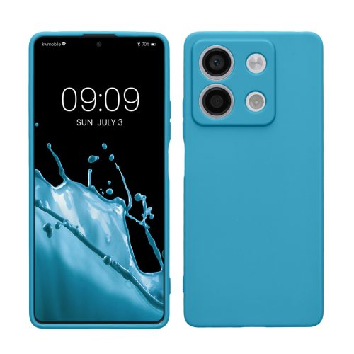 Etui Kwmobile do Xiaomi Redmi Note 13, niebieskie, silikonowe, KWM000020LK004C