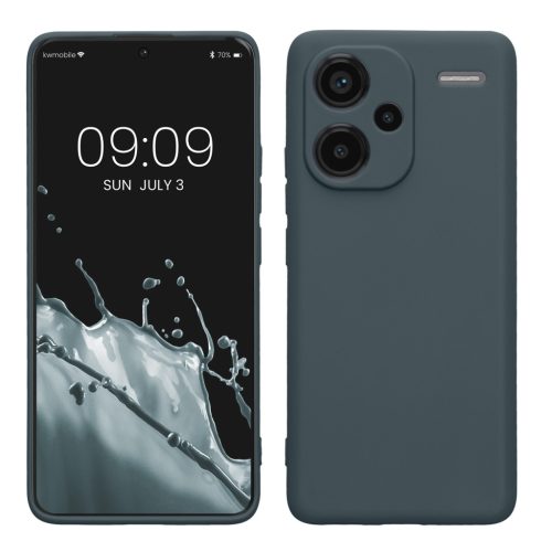 Etui Kwmobile do Xiaomi Redmi Note 13 Pro Plus 5G, ciemnozielone, silikonowe, KWM000020OF004C