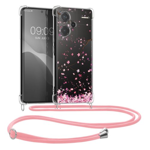 Etui Kwmobile ze smyczą do Xiaomi Redmi Note 13 Pro Plus 5G, wielokolorowe, silikonowe, KWM000020OG001C