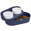 Set 2 Boluri ridicate Navaris cu suport si spatiu depozitare, 420ml, NAV0000164M002C