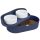 Set 2 Boluri ridicate Navaris cu suport si spatiu depozitare, 420ml, NAV0000164M002C