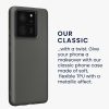 Etui Kwmobile do Xiaomi 13T/13T Pro, szare, silikonowe, KWM000020IW005C