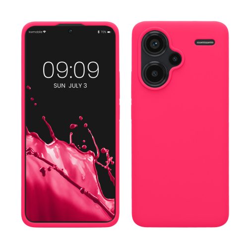 Etui Kwmobile do Xiaomi Redmi Note 13 Pro Plus 5G, różowe, silikonowe, KWM000020KH006C