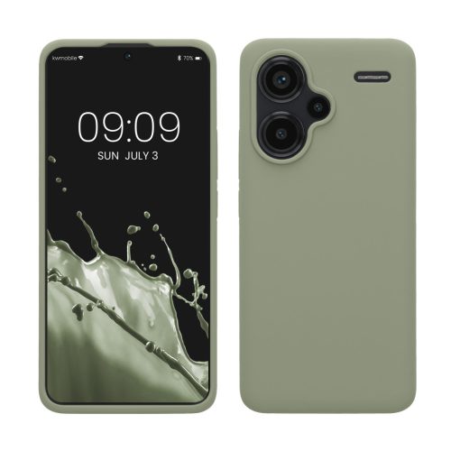 Etui Kwmobile do Xiaomi Redmi Note 13 Pro Plus 5G, jasnozielone, silikonowe, KWM000020KH009C